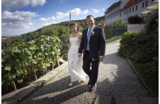 Wedding in Prague Prague Castle with amazing views