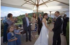 Wedding in Prague Prague Castle with amazing views