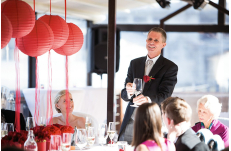 Wedding in Prague Riverside Terrace Restaurant