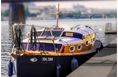 Wedding in Prague Romantic Small Boat
