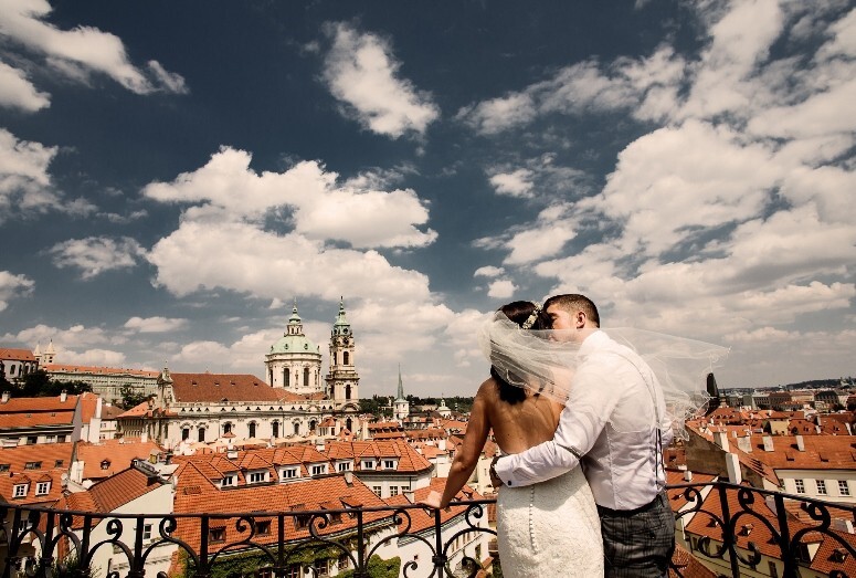Wedding in Prague Summer Fun