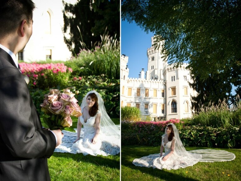 Wedding in Prague Pink and tender