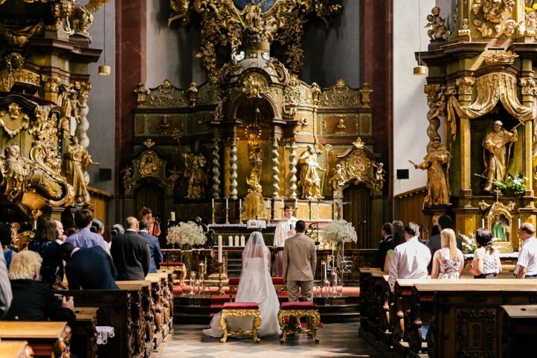 Wedding in Prague Coral Loves Navy