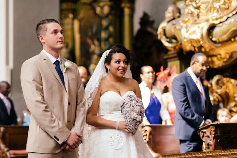 Wedding in Prague Coral Loves Navy