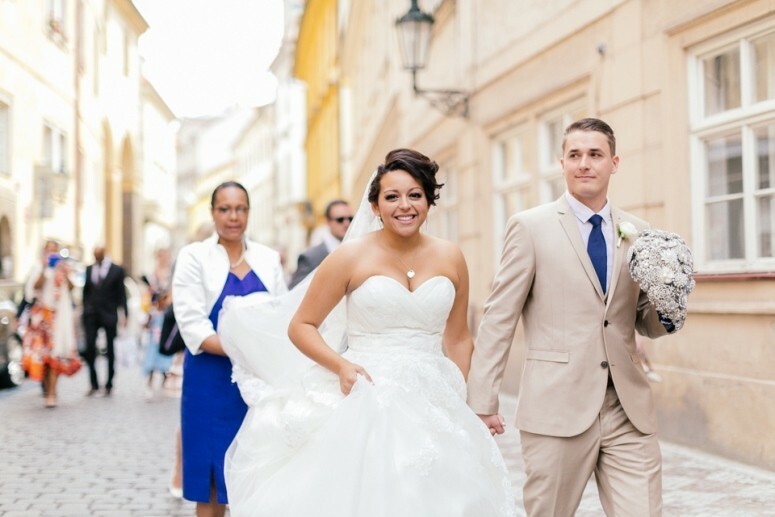 Wedding in Prague Coral Loves Navy