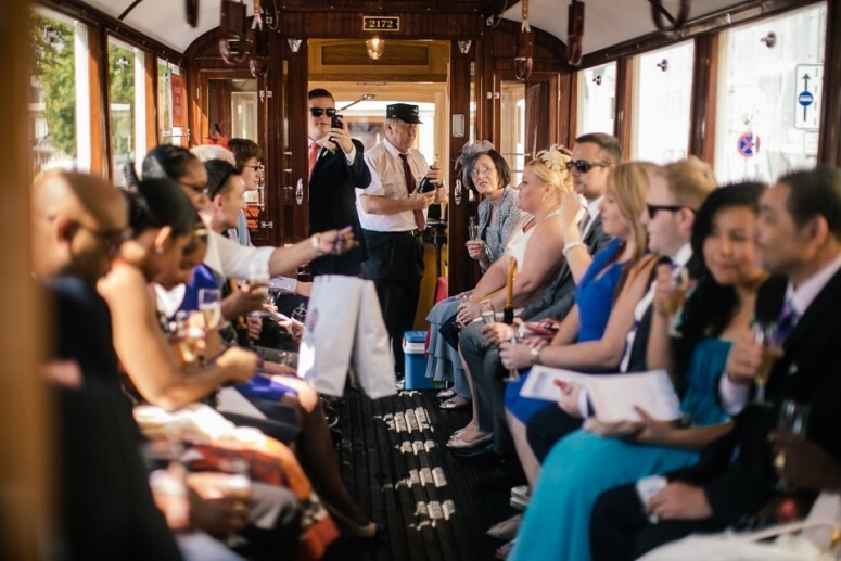 Wedding in Prague Coral Loves Navy